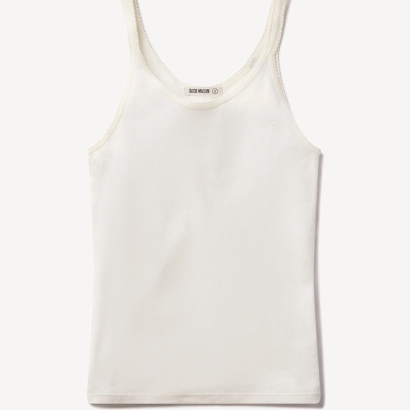 Buck Mason White Tank Top - Picture 1 of 3